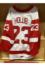 David Holub #23 Game Worn White