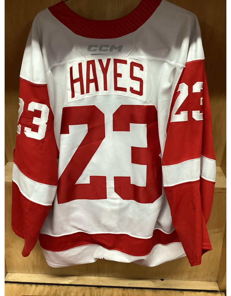 Gavin Hayes #23 Game Worn White “A”