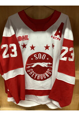 Gavin Hayes #23 Game Worn White “A”