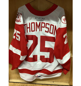 Jack Thompson #25 Game Worn “50th” White