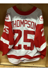 Jack Thompson #25 Game Worn “50th” White