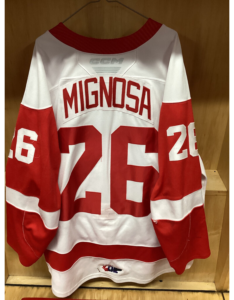 Marco Mignosa #26 Game Worn “A” White