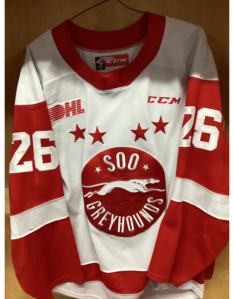 Marco Mignosa #26 Game Worn White
