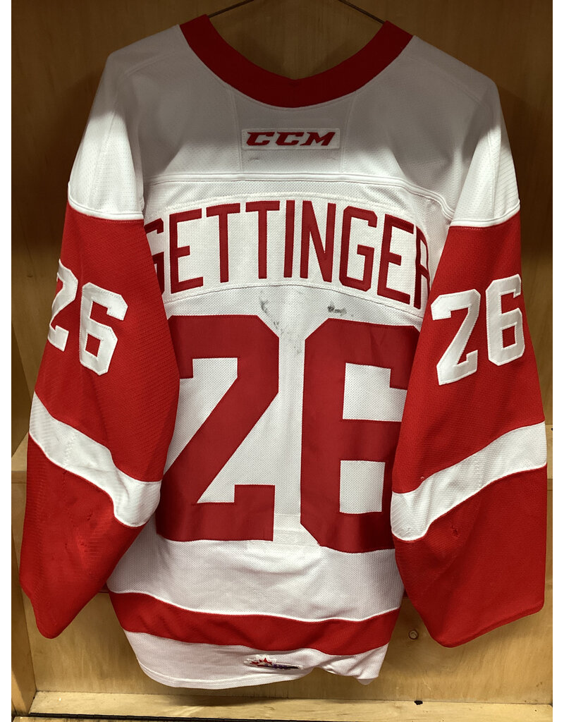 Tim Gettinger #26 Game Worn “A” White
