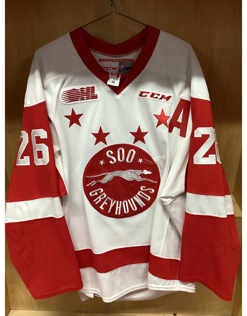 Tim Gettinger #26 Game Worn “A” White
