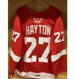 Barrett Hayton #27 Game Issued (19/20) Red