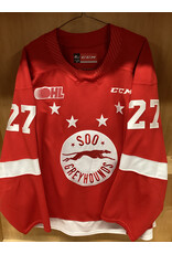 Barrett Hayton #27 Game Issued (19/20) Red