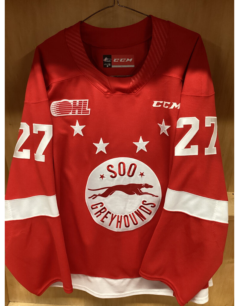 Barrett Hayton #27 Game Issued (19/20) Red