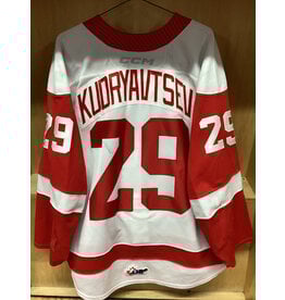 Kirill Kudryavtsev #29 Game Worn “A” White