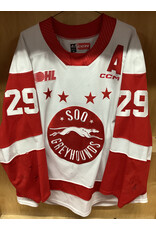 Kirill Kudryavtsev #29 Game Worn “A” White