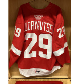 Kirill Kudryavtsev #29 Game Worn Red