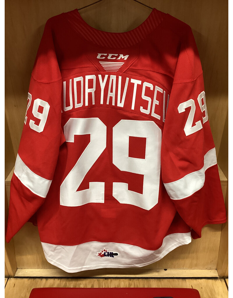 Kirill Kudryavtsev #29 Game Worn Red