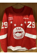 Kirill Kudryavtsev #29 Game Worn Red