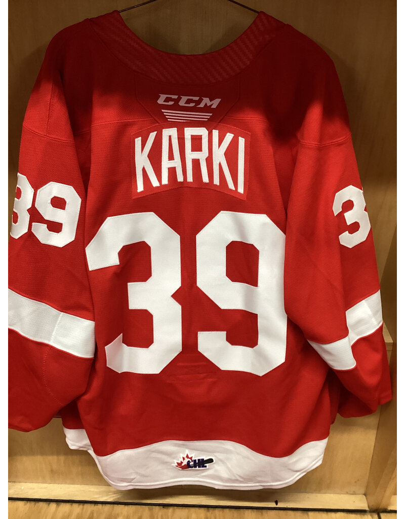 Arttu Kärki #39 Game Worn Red