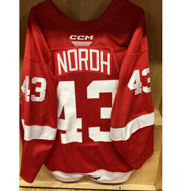 Noel Nordh #43 Game Worn Red