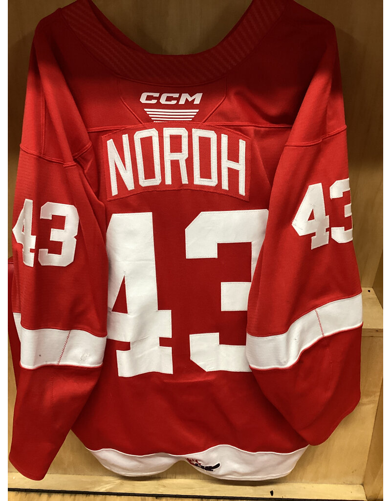 Noel Nordh #43 Game Worn Red