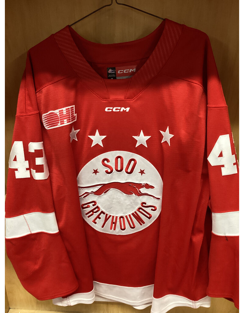 Noel Nordh #43 Game Worn Red