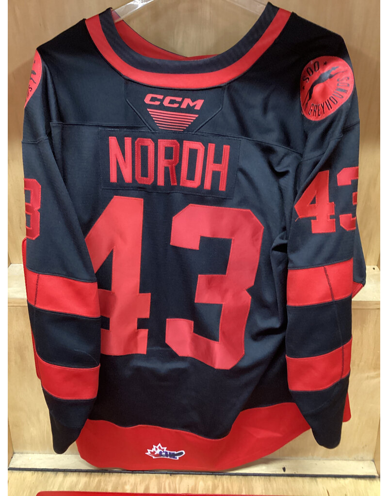 Noel Nordh #43 Game Worn 3rd Black