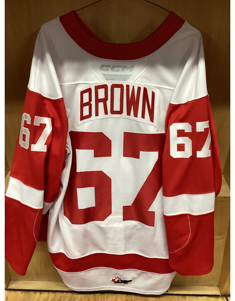 Christopher Brown #67 Game Worn White