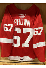 Christopher Brown #67 Game Worn Red