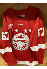 Christopher Brown #67 Game Worn Red