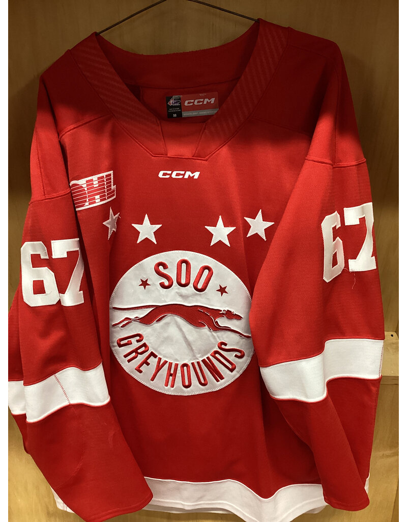 Christopher Brown #67 Game Worn Red