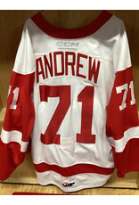 Carson Andrew #71 Game Worn White