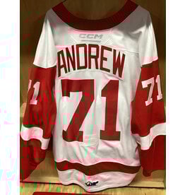 Carson Andrew #71 Game Worn White