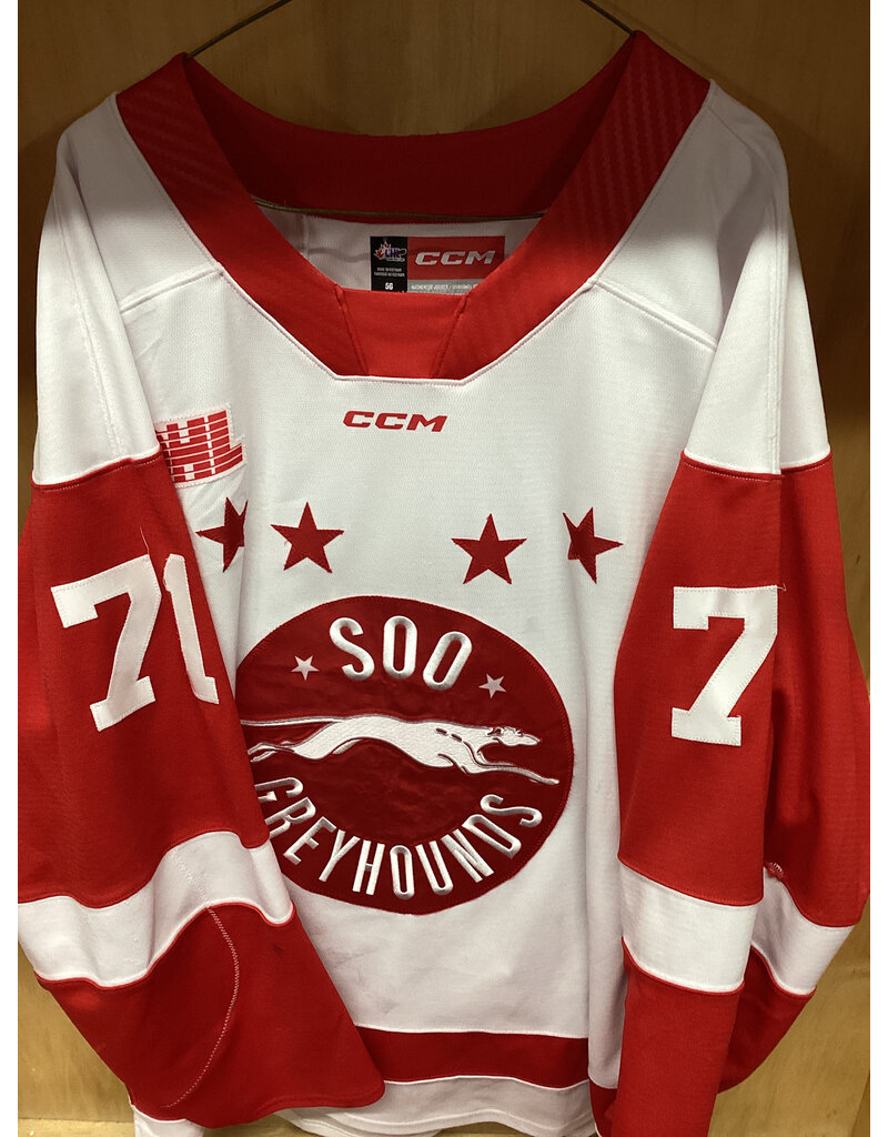 Carson Andrew #71 Game Worn White