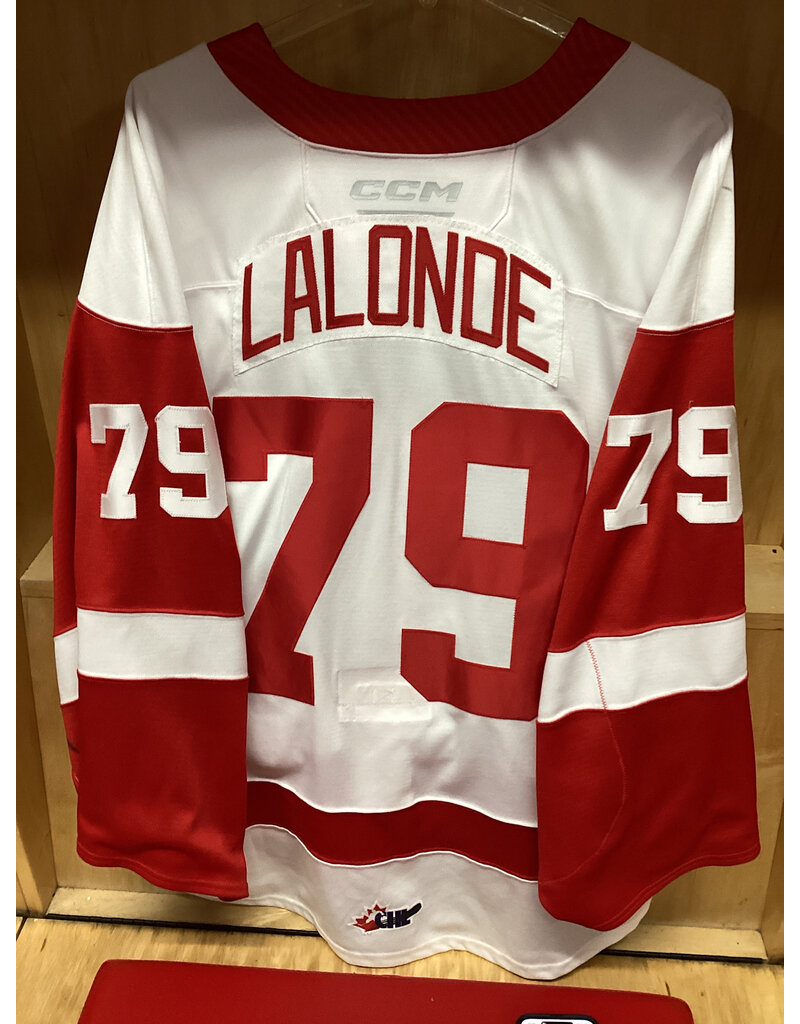 Nolan Lalonde #79 Game Worn White