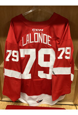 Nolan Lalonde #79 Game Worn Red