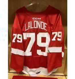 Nolan Lalonde #79 Game Worn Red