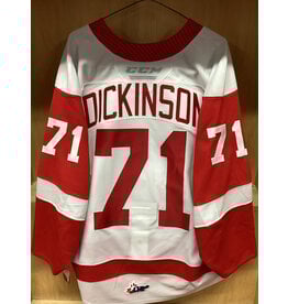 Tanner Dickinson #71 Game Worn White