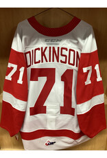 Tanner Dickinson #71 Game Worn White