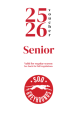 SENIOR Voucher Pack (inlcudes 6 tickets)