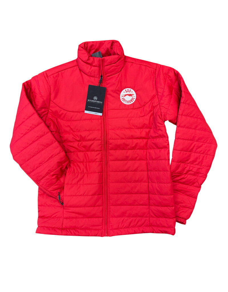 CC Red Nautilus Quilted Jacket