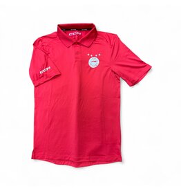 CCM Red Polo