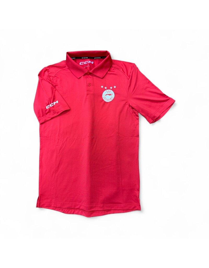 CCM Red Polo
