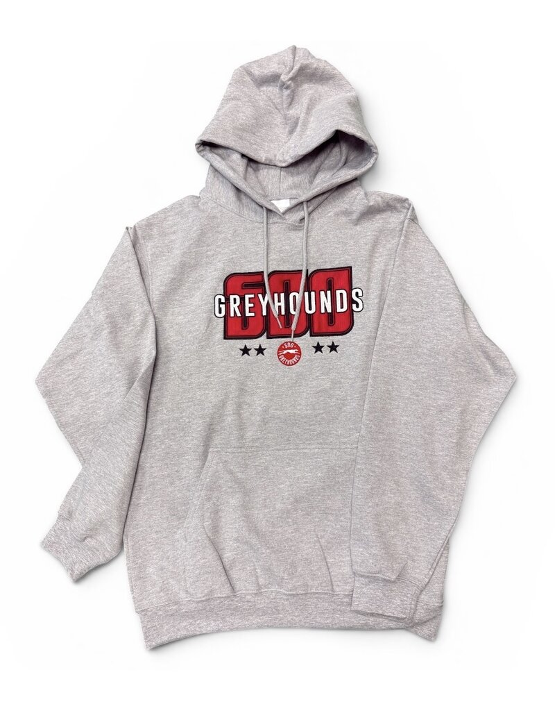 Grey ATC Hoodie with Applique