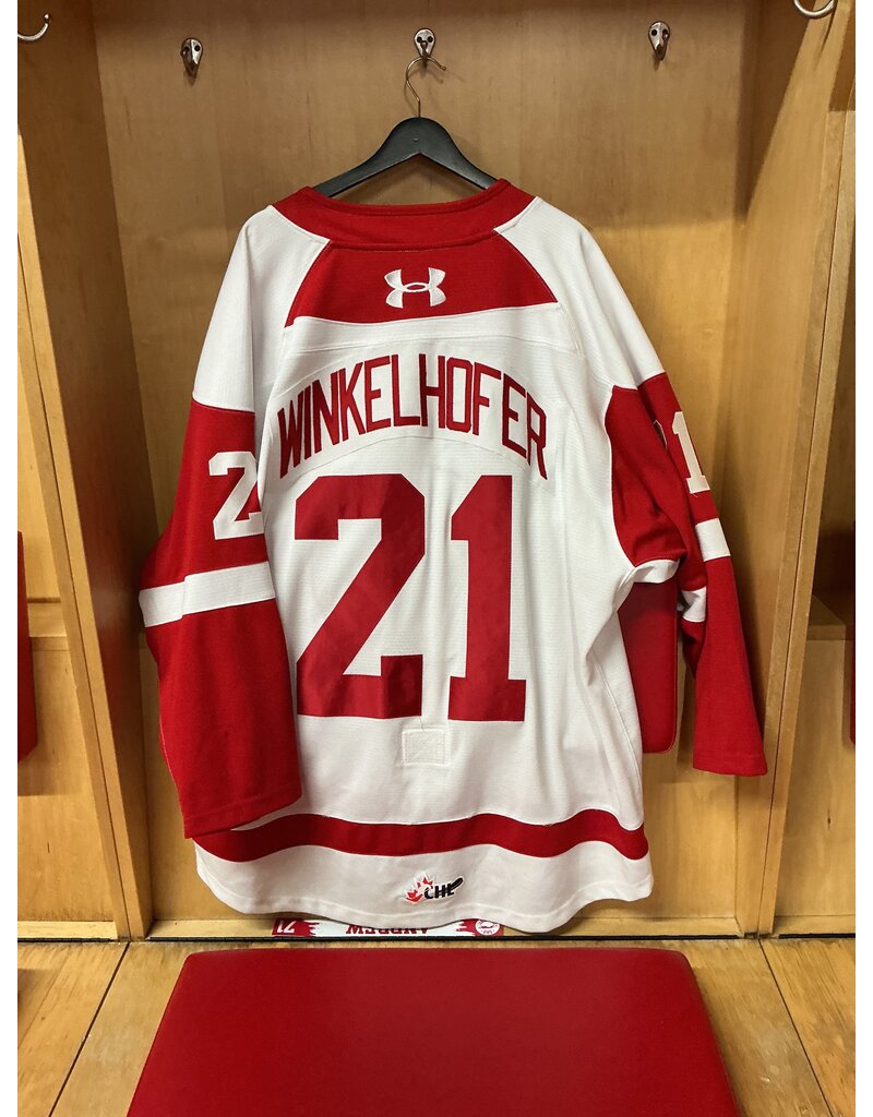 Jakob Winkelhofer Game Worn White 25/26 #21
