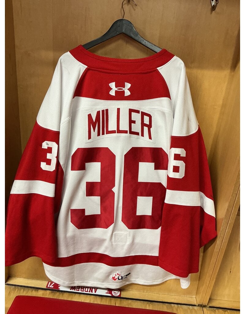 Landon Miller Game Worn White 25/26 #36