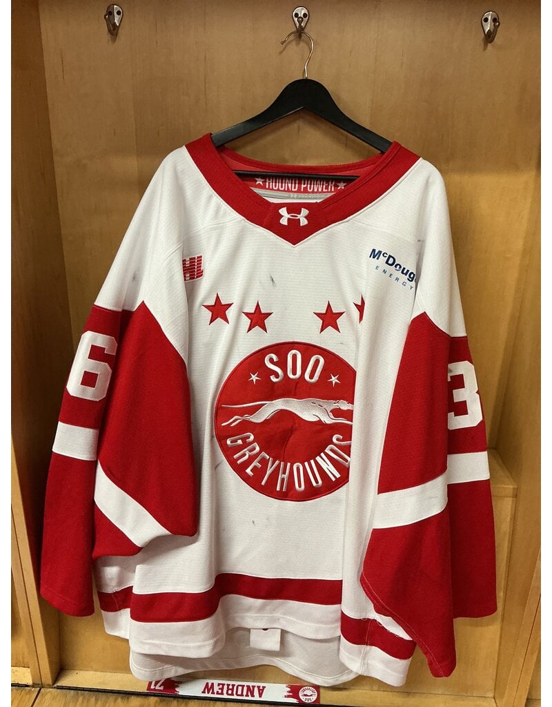 Landon Miller Game Worn White 25/26 #36