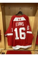 Spencer Evans Game Worn Red 25/26 #16