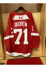 Carson Andrew Game Worn Red 25/26 #71