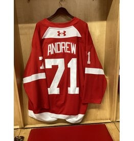 Carson Andrew Game Worn Red 25/26 #71