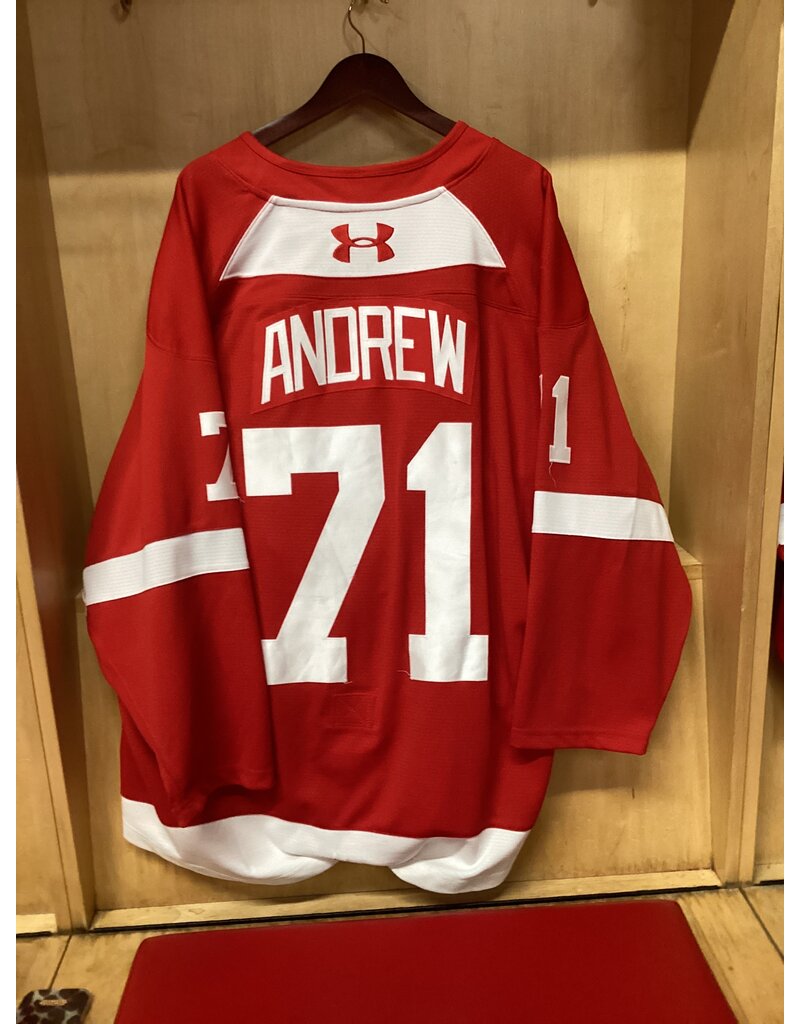 Carson Andrew Game Worn Red 25/26 #71