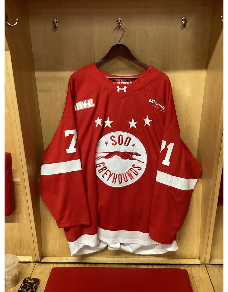 Carson Andrew Game Worn Red 25/26 #71