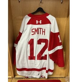 Brady R Smith Game Worn white 25/26 #12