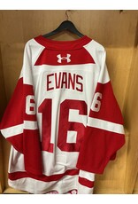 Spencer Evan’s Game Worn White 25/26 #16
