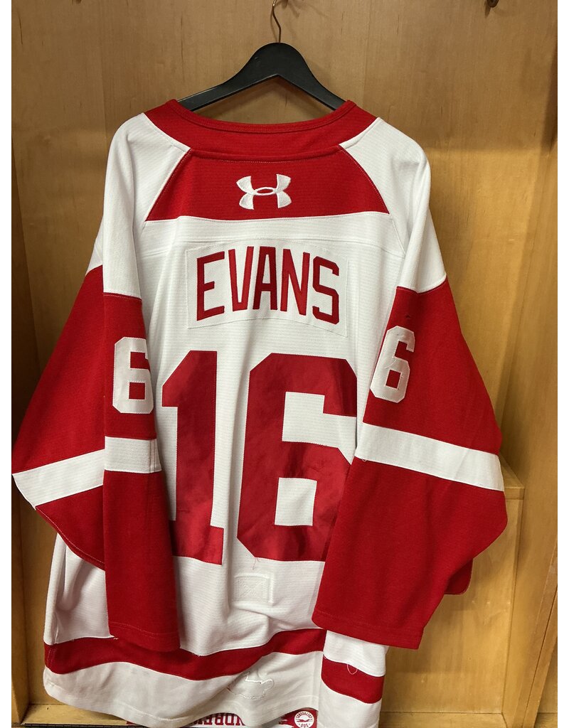Spencer Evan’s Game Worn White 25/26 #16